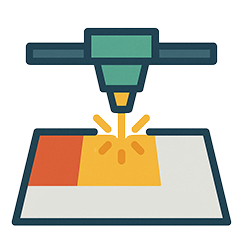 Découpe & personnalisation <br>(plexi, bois, métal…)